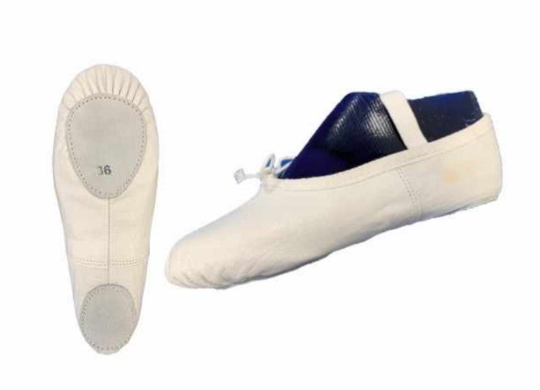 Ballettschuhe Schläppchen Leder split Sohle