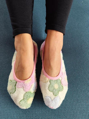 Majestiballerina Kuschelpuschen Reisehausschuhe Schläppchen Ballerina